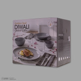 سرویس غذاخوری اوپال 26 پارچه 6 نفره گلدن اوپال مدل Olive Diwali