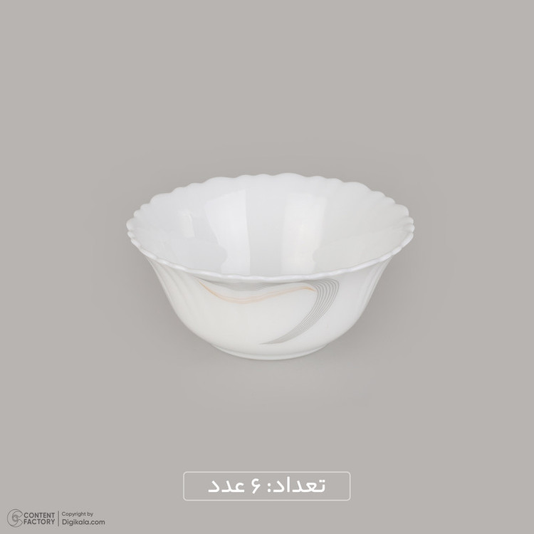 سرویس غذاخوری 25 پارچه گلدن اوپال مدل شمل کد Carine