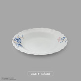 سرویس غذاخوری اوپال 25 پارچه 6 نفره آفر مدل کنگره گلوش
