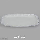 سرویس غذاخوری 27 پارچه 6 نفر چینی زرین ایران مدل کواترو ورنیکا درجه عالی