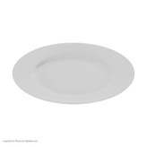 سرویس غذاخوری 28 پارچه چینی زرین ایران سری ایتالیا اف مدل White 2 درجه یک