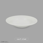 سرویس غذاخوری چینی 25 پارچه 6 نفره مقصود مدل دایره کد 001