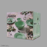 سرویس غذاخوری اوپال 26 پارچه 6 نفره گلدن اوپال مدل Harena