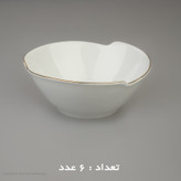 سرویس غذا خوری 30 پارچه شرکت صنایع چینی تقدیس مدل خط طلا
