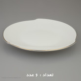 سرویس غذا خوری 30 پارچه شرکت صنایع چینی تقدیس مدل خط طلا