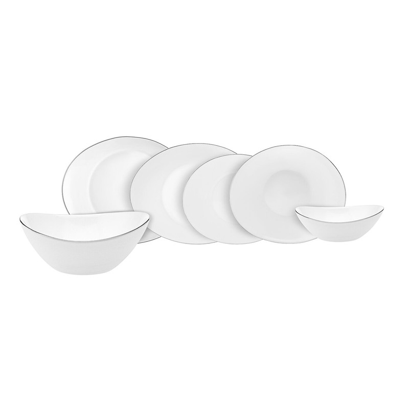 سرویس غذاخوری اوپال 26 پارچه 6 نفره کاراجا مدل Pure Opal