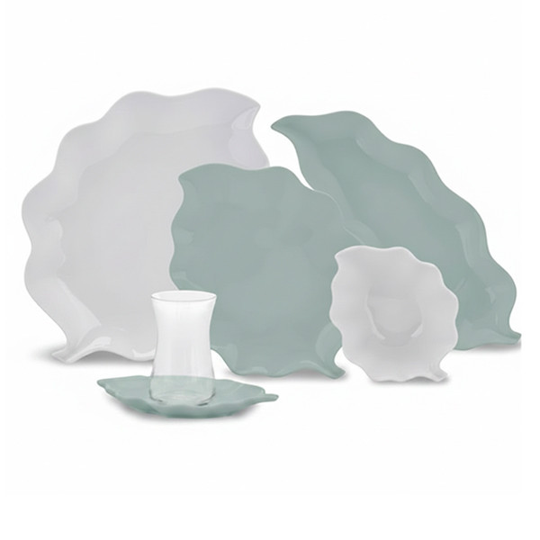 سرویس صبحانه‌خوری 25 پارچه 6 نفره مدل Leaf