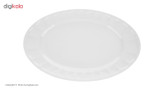 سرویس غذاخوری 29 پارچه چینی زرین ایران مدل نئوکلاسیک سفید درجه عالی